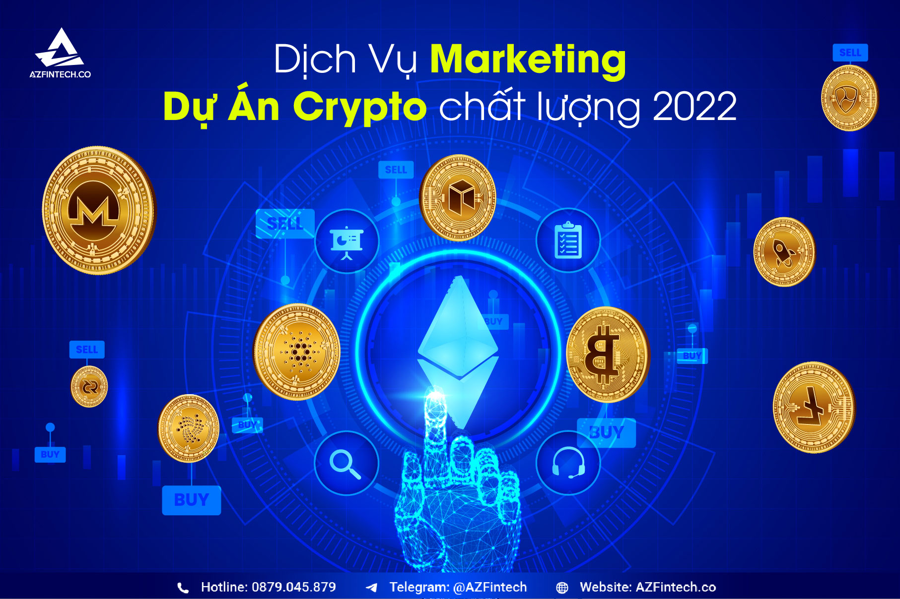 Dịch Vụ Marketing Dự Án Blockchain Crypto Chất Lượng 2022